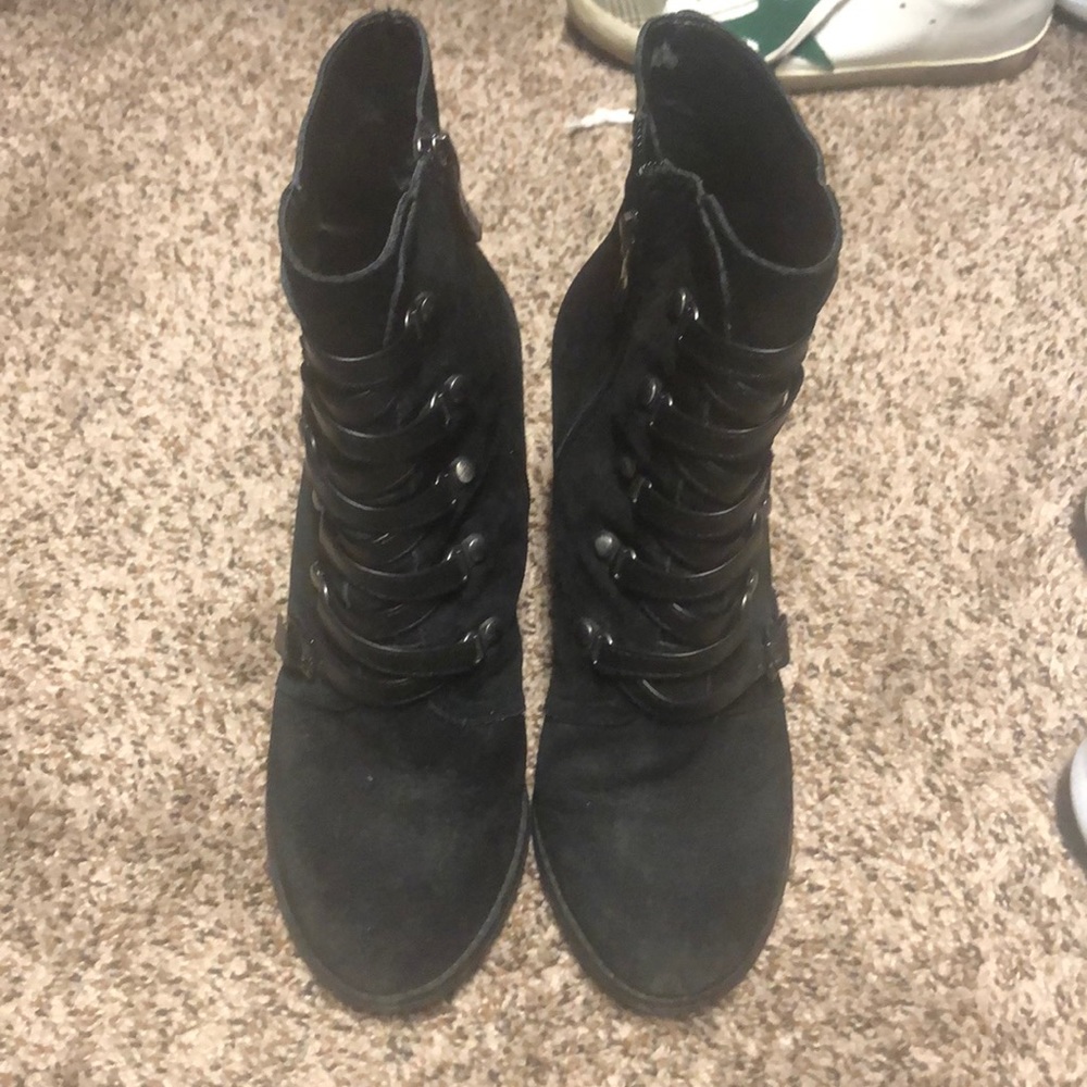BCBG wedge boots!